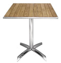 Bolero table bistrot 600x600 mm frêne, pliante, 1 pied