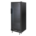 Armoire à boissons GKS-230, volume utile 230 litres, 4 clayettes réglables, éclairage intérieur, verrouillable, noir