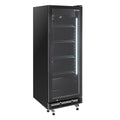Armoire à boissons GKS-230, volume utile 230 litres, 4 clayettes réglables, éclairage intérieur, verrouillable, noir