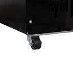 Armoire à boissons GKS-230, volume utile 230 litres, 4 clayettes réglables, éclairage intérieur, verrouillable, noir