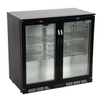 Arrière-bar réfrigéré Polar Série G 2 portes abattantes, 198 L