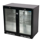 Arrière-bar réfrigéré Polar Série G 2 portes abattantes, 198 L