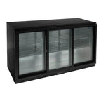 Arrière-bar réfrigéré Polar Série G modèle bas 3 portes coulissantes 320L