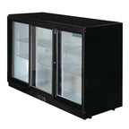 Arrière-bar réfrigéré Polar Série G modèle bas 3 portes coulissantes 320L