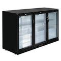 Arrière-bar réfrigéré Polar Série G modèle bas 3 portes battantes 320L
