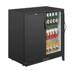 Arrière-bar Polar Série G avec 2 portes abattantes pleines 208 Litres