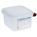 Araven bacs alimentaires codés par couleur GN 1/6, 6,5 cm