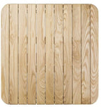 Table de terrasse Bolero 700 x 700 mm frêne, 4 pieds