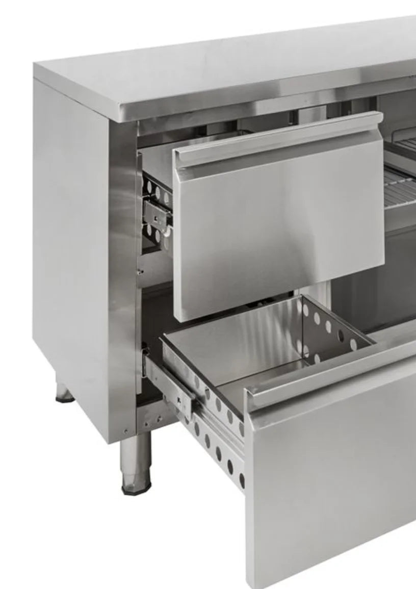Bloc de tiroirs pour tables réfrigérées GastroHero ECO