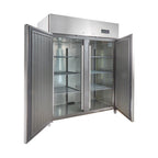 Armoire de congélation ECO 1400 GN 2/1 Monobloc, volume utile 1350 litres, 6 grilles réglables, construction robuste, inox
