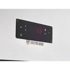 Armoire réfrigérée professionnelle ECO 1400 GN 2/1 monobloc, volume de réfrigération 1350 litres, 6 clayettes réglables, construction robuste, inox