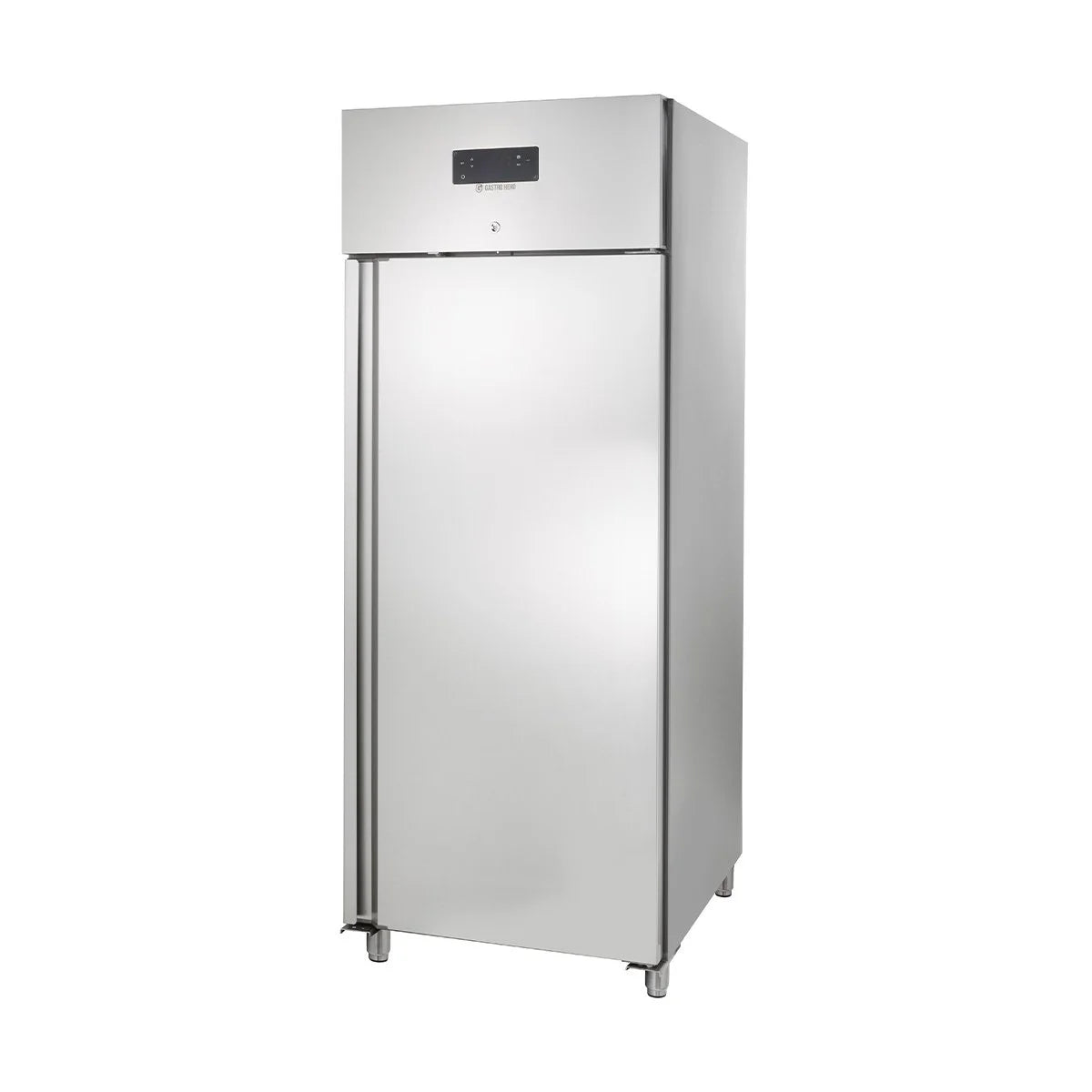 Armoire réfrigérée professionnelle ECO 700 GN 2/1 monobloc, volume de réfrigération 616 litres, 3 clayettes réglables, construction robuste, inox