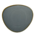 Olympia Kiln assiettes triangulaires océan 280 mm - 4 pcs