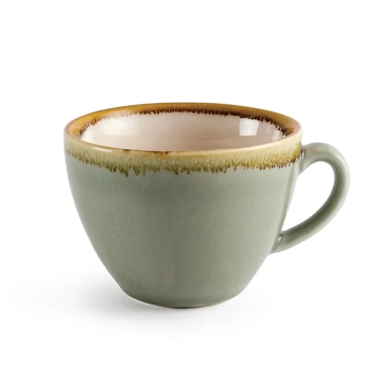 Tasses à cappuccino Olympia Kiln mousse 23 cl - 6 pcs
