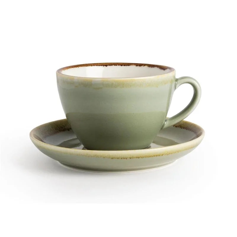 Tasses à cappuccino Olympia Kiln mousse 34 cl - 6 pcs
