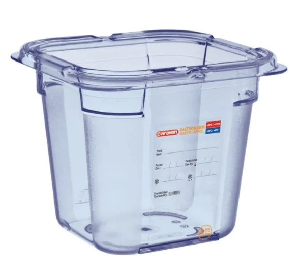 Araven Bac gastronorme GN1/6 ABS bleu 150 mm