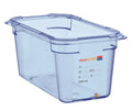 Araven Bac gastronorme GN1/4 ABS bleu 150 mm