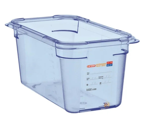 Araven Bac gastronorme GN1/4 ABS bleu 150 mm