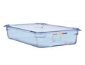 Araven Bac gastronorme GN1/1 bleu 100 mm