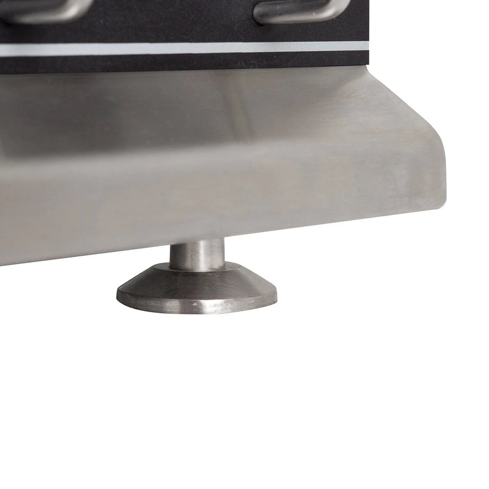 Plaque à snacker électrique Eco 596x398 ½ lisse, ½ rainurée - appareil de table