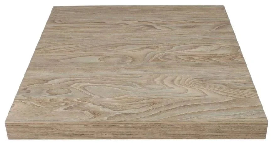 Bolero plateau de table carré aspect antique naturel 600 mm