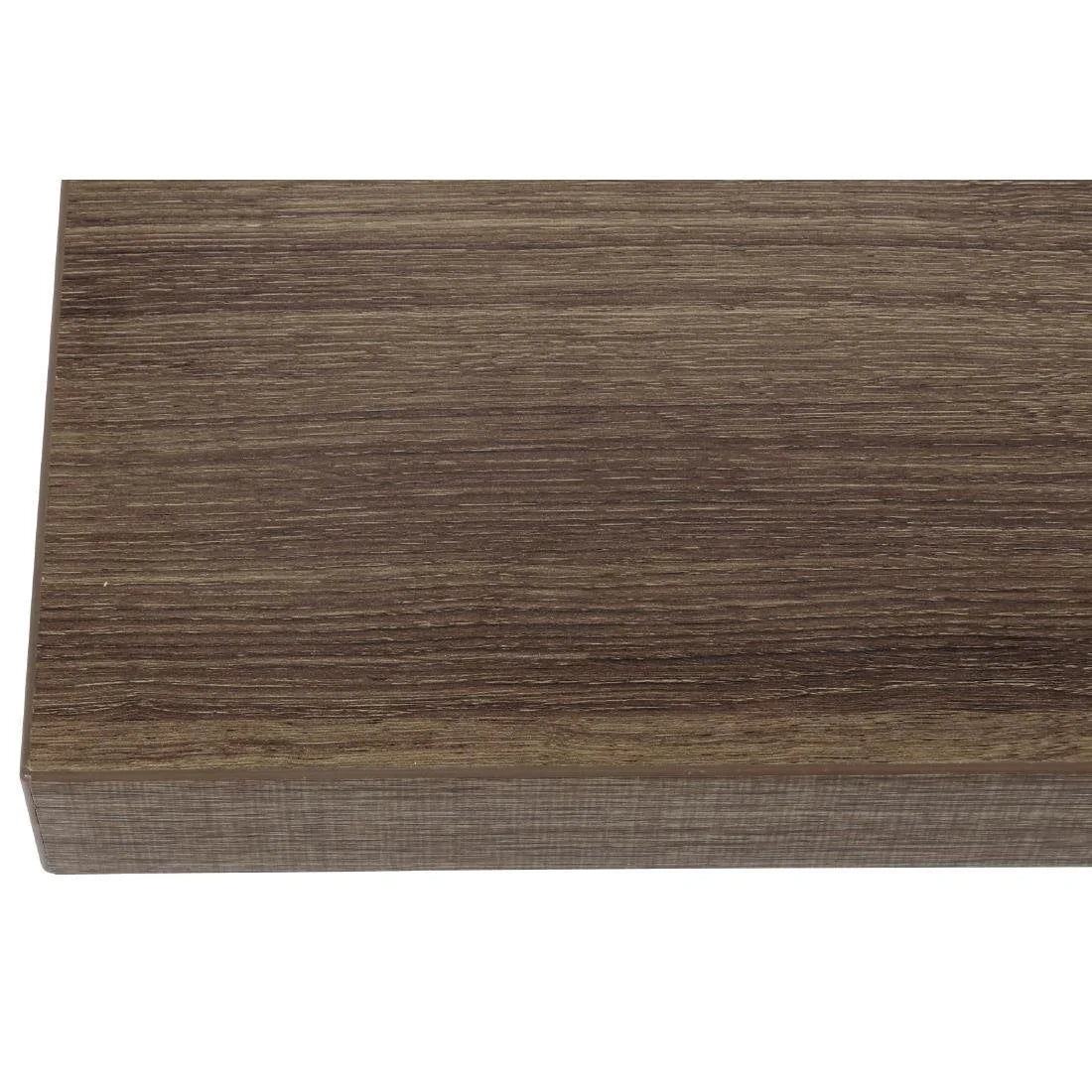 Bolero plateau de table carré aspect chêne rustique 700 mm