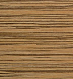 Chaises de salle à manger Bolero en placage de hêtre Zebrano - lot de 4