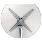 Bolero table haute ronde pliante en acier inoxydable 60cm
