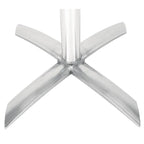 Bolero table haute ronde pliante en acier inoxydable 60cm