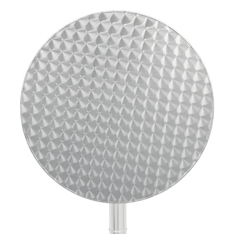 Bolero table haute ronde pliante en acier inoxydable 60cm