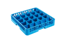 Panier de lavage 500x500 mm 25 compartiments 89x89 mm, bleu