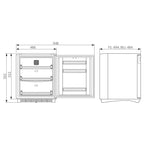 Réfrigérateur à médicaments Dometic HC 502 selon DIN 13277