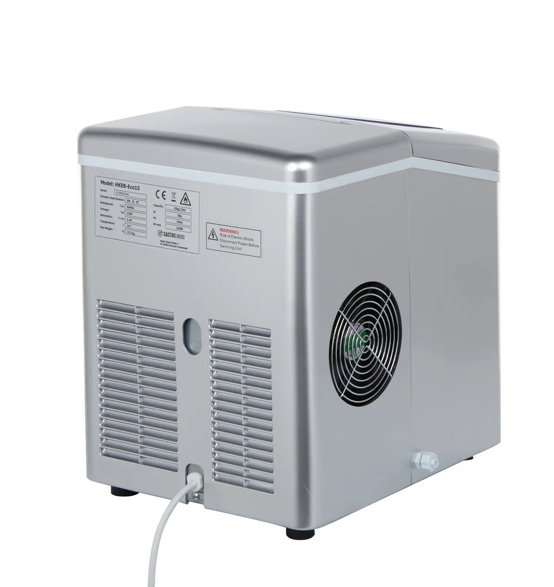 Machine à glaçons creux Eco 15 kg