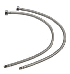 Combinaison lavabo et bac de vidange Basic 2, robinet d’eau froide et chaude