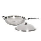 Poêle wok en acier inoxydable Ø 360 mm