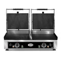 GMG grill à contact / grill à panini KG2735DE 2 x 36x27 rainuré