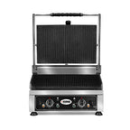 GMG grill à contact / grill à panini KG2745EDT 45x27 rainuré avec 2 régulateurs de température