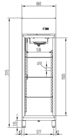 Armoire réfrigérée professionnelle Profi 700 GN 2/1