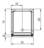 Armoire réfrigérée professionnelle Profi 700 GN 2/1