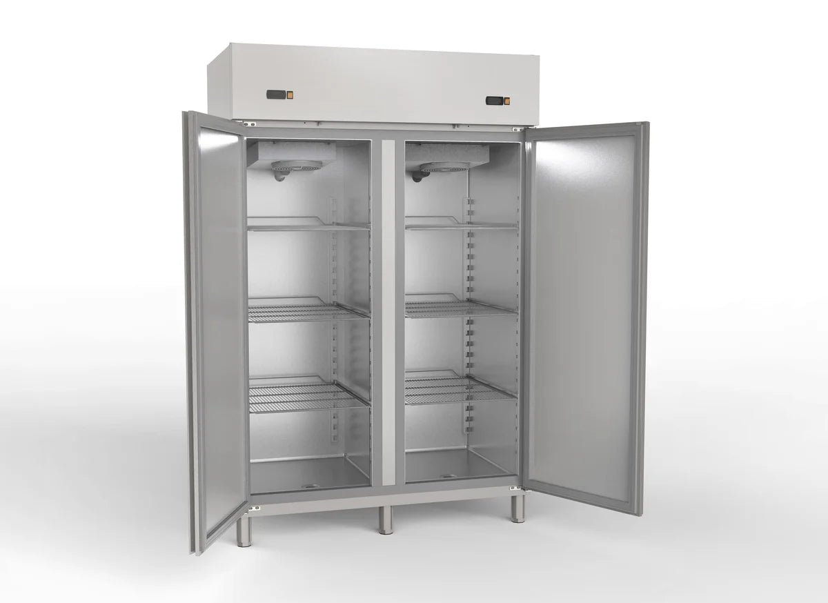 Armoire combinée réfrigération / congélation Profi 1400 GN 2/1 - avec 2 portes (côté gauche réfrigération positive, côté droit congélation)