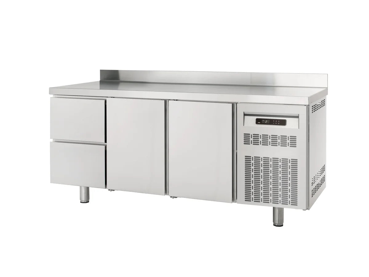 Table réfrigérée Profi 600 2/2 Superior avec dosseret