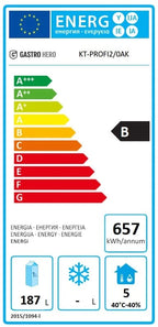 Table réfrigérée Profi 2/0 Superior avec dosseret - GN 1/1