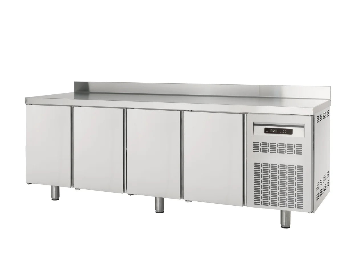 Table réfrigérée Profi 4/0 Superior avec dosseret - GN 1/1