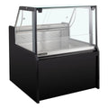 Comptoir réfrigéré TITAN 997 mm noir, éclairage LED, soubassement réfrigéré