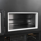 Comptoir réfrigéré TITAN 997 mm noir, éclairage LED, soubassement réfrigéré