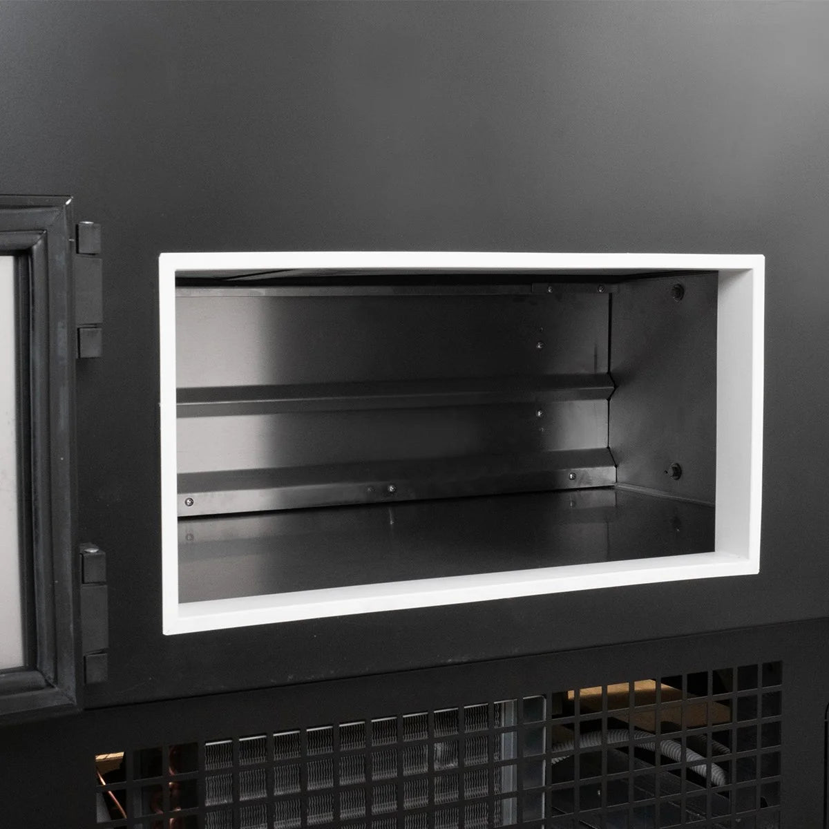 Comptoir réfrigéré TITAN 997 mm noir, éclairage LED, soubassement réfrigéré