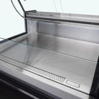 Comptoir réfrigéré TITAN 997 mm noir, éclairage LED, soubassement réfrigéré