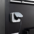 Comptoir réfrigéré TITAN 997 mm noir, éclairage LED, soubassement réfrigéré