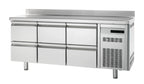 Table réfrigérée boulangerie Premium 0/6 avec dosseret