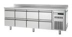 Table réfrigérée boulangerie Premium 0/8 avec dosseret